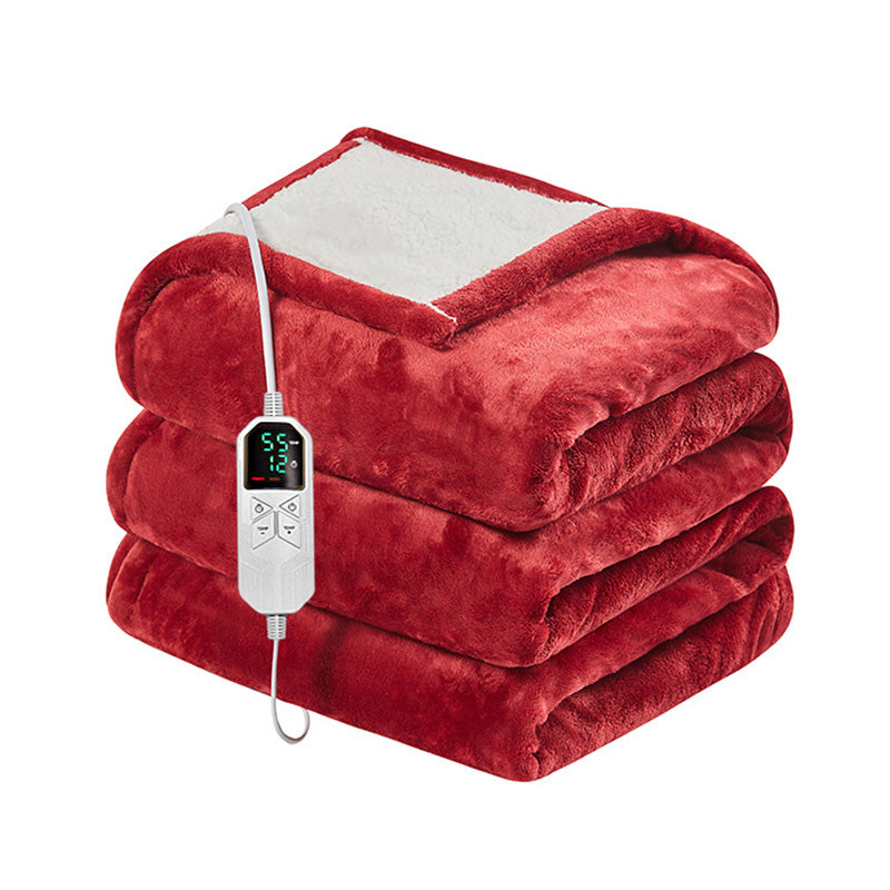 Plaid chauffant - Flanelle rouge – MONT DEGRÉS