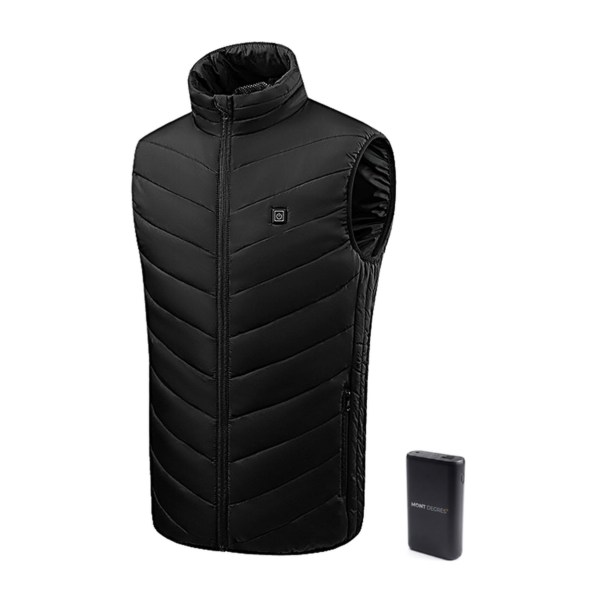 Flex 6 - Doudoune chauffante sans manches noir avec batterie incluse – MONT DEGRÉS
