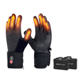 Light R - Gants chauffants fins ville et vélo - avec Batterie : la paire et ses 2 batteries 7,4 V incluses