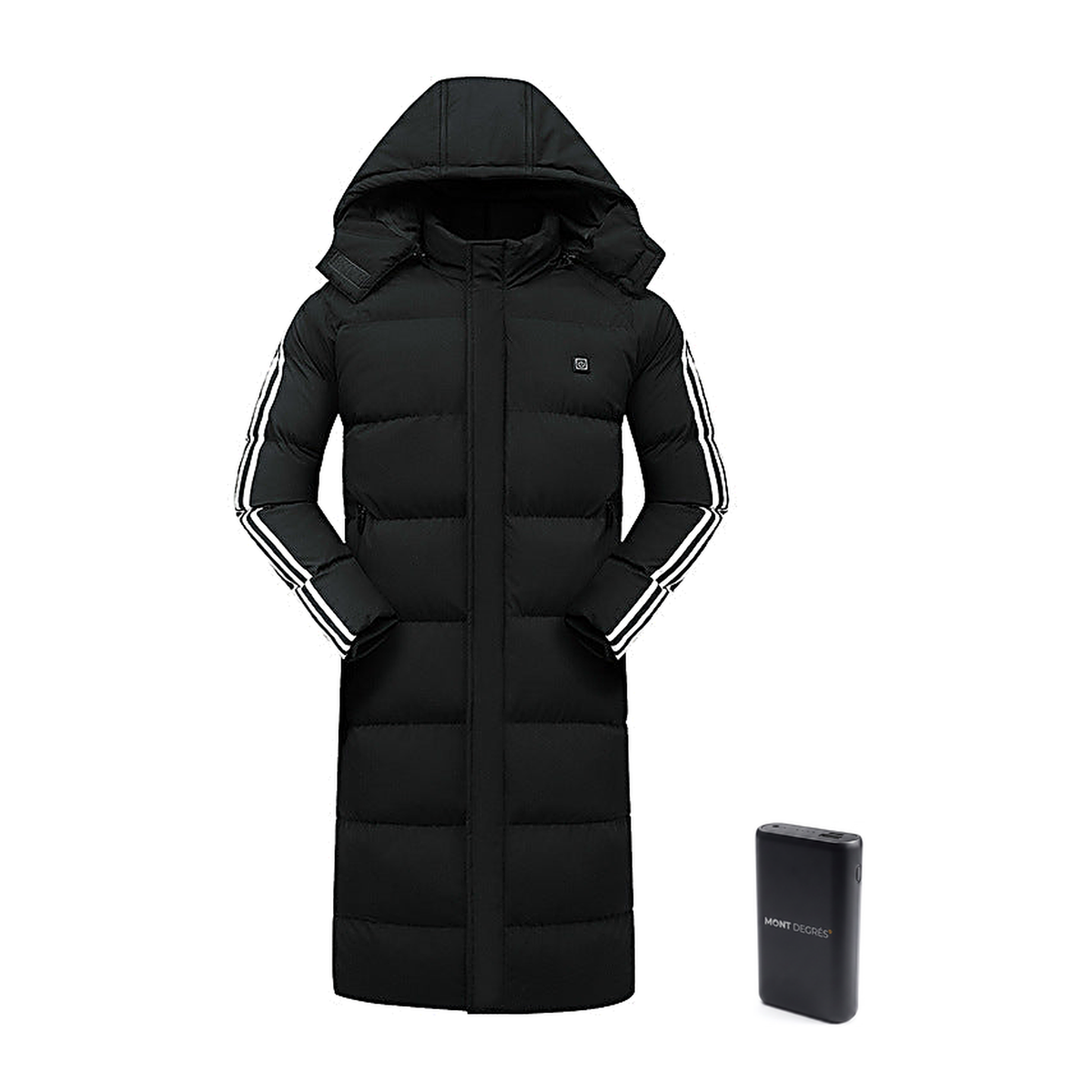 Long 8 - Veste chauffante longue - avec Batterie – pack complet : vêtement et batterie 20 000 mAh incluse