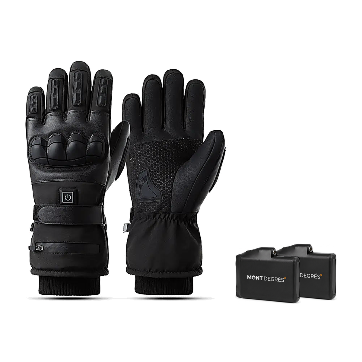 Xera R8 - Gants chauffants vélo - avec Batterie : la paire et ses 2 batteries 7,4 V incluses